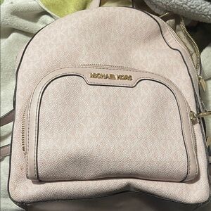 Michael Kors Blush Pink Backpack